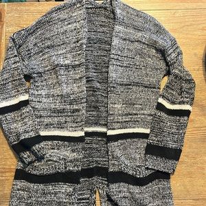 Black and White comfy cardigan
